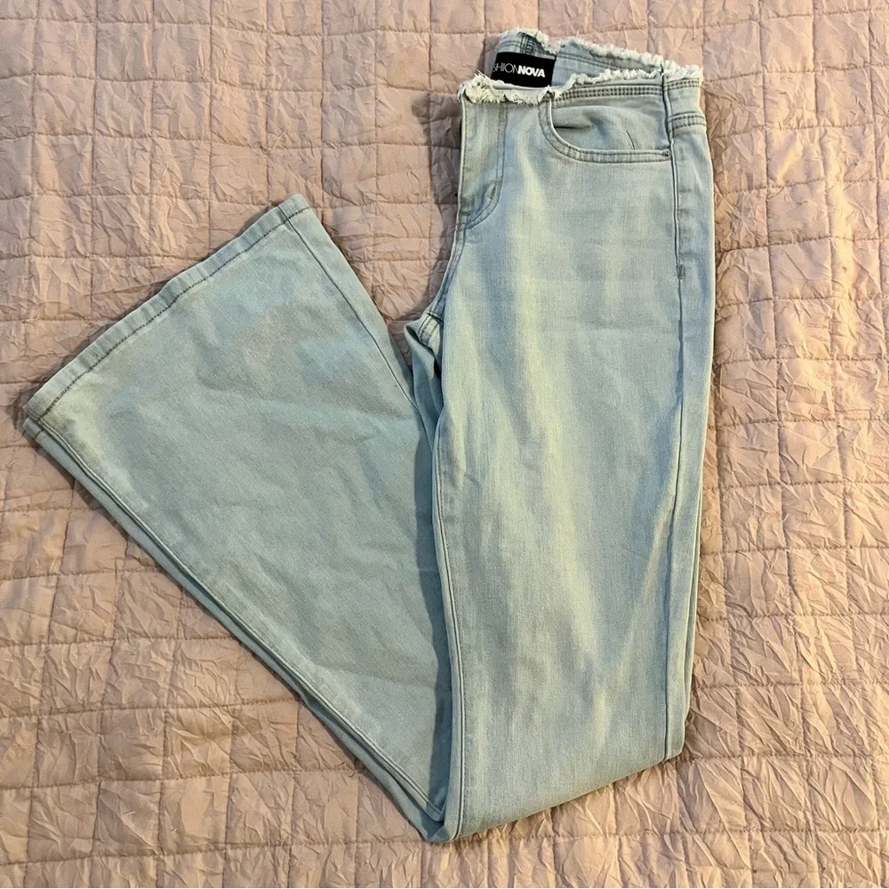 Low Rise Flare Jeans - Picture 1 of 3